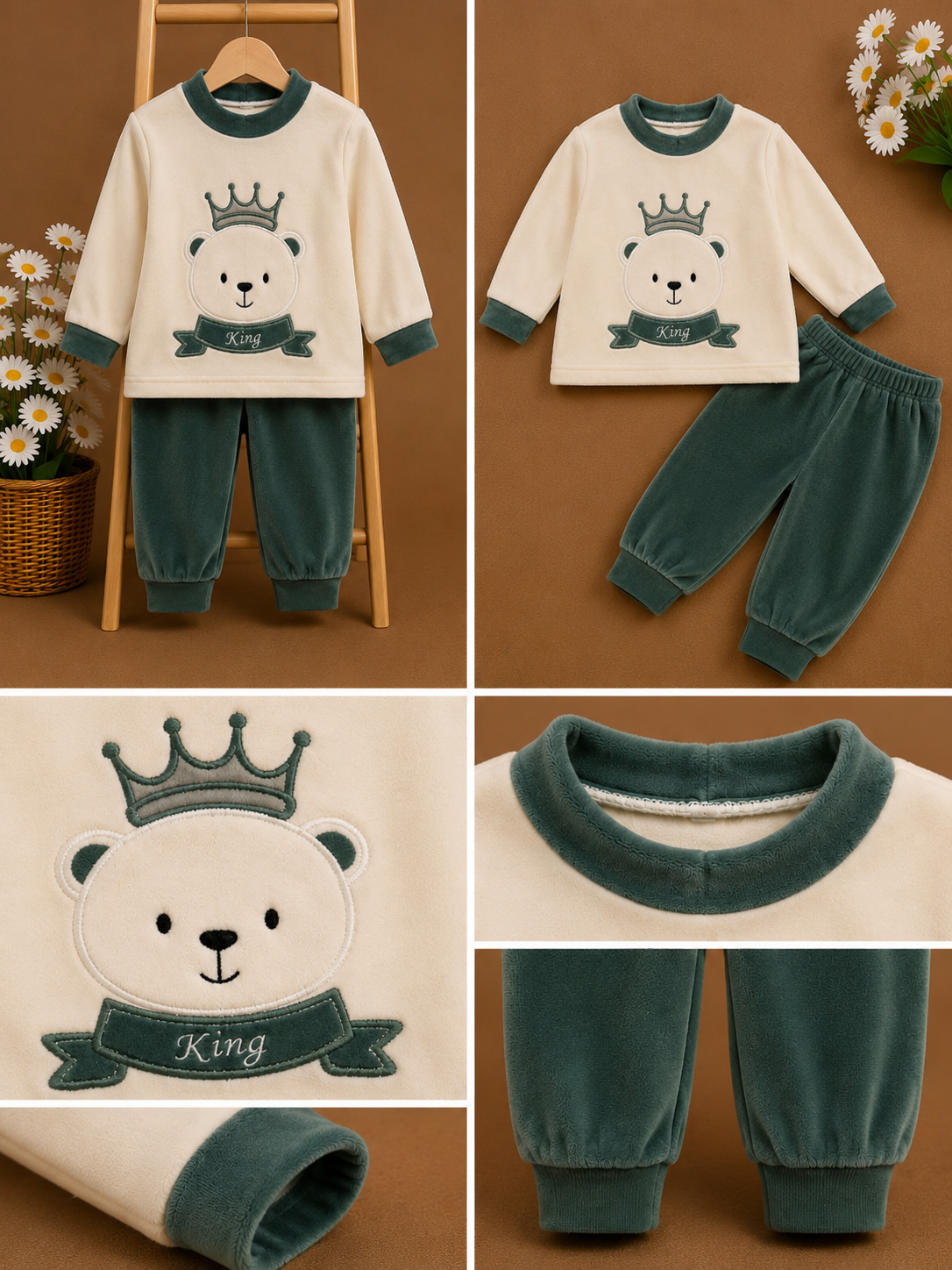 King Outfit Product Collage