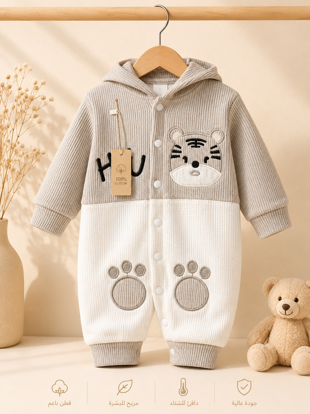 Tiger Baby Romper