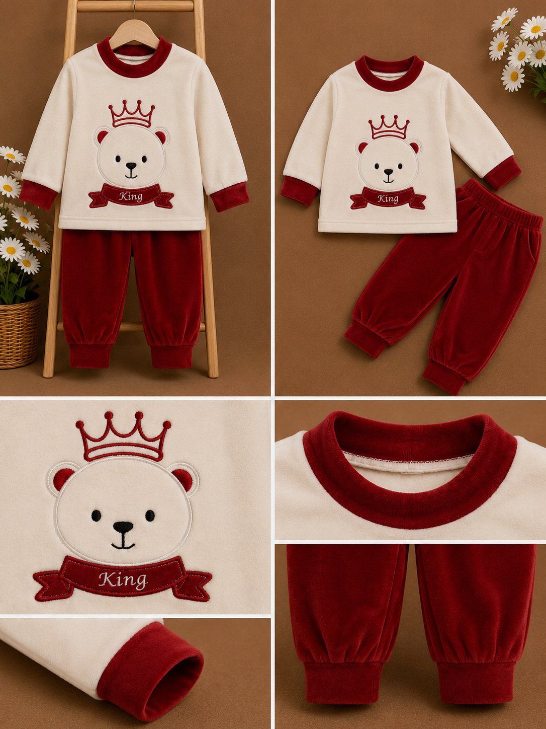 King Outfit Product Collage