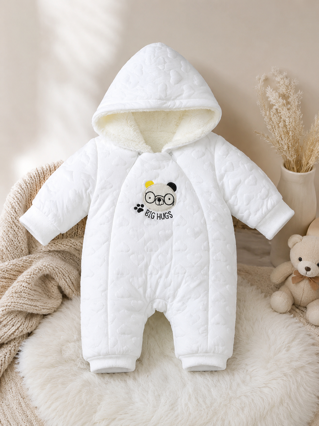 Cozy Big Hugs Panda Snowsuit