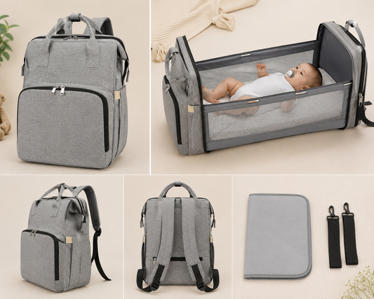 Convertible Baby Bed Backpack Set