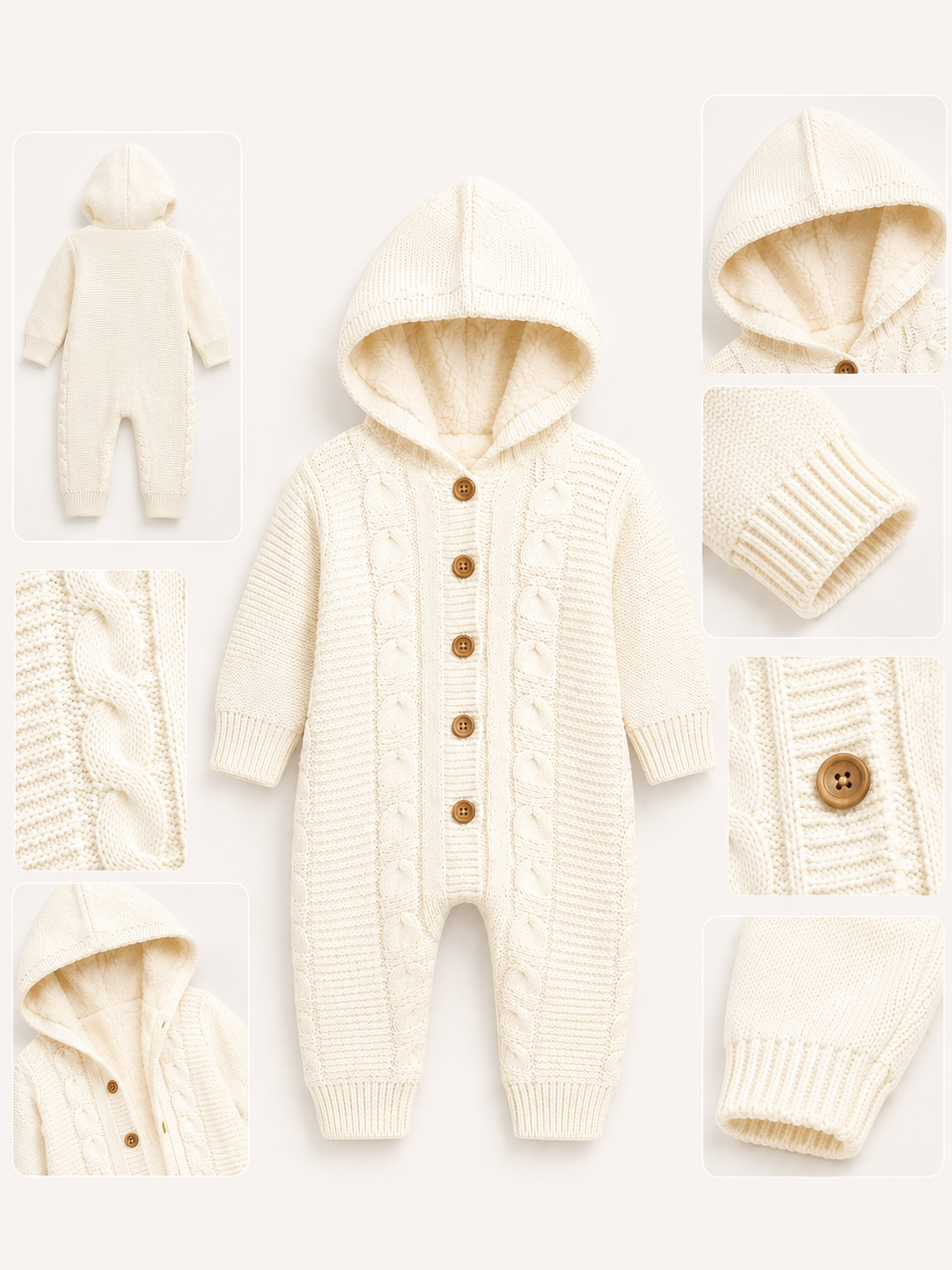 Baby Romper Detail Collage