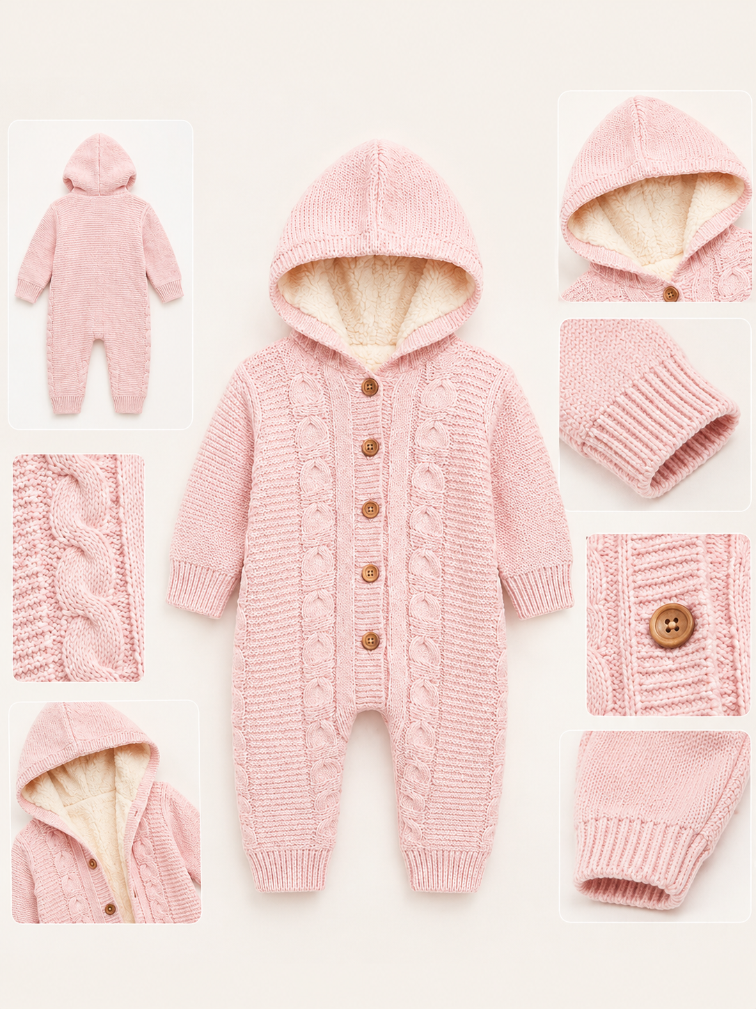 Baby Romper Detail Collage