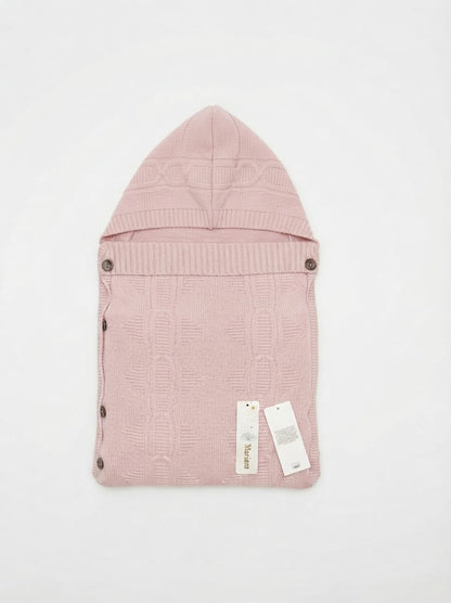 Hooded Knitted Baby Sleeping Bag