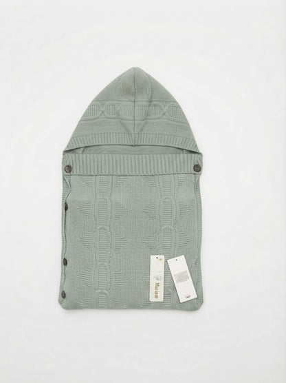 Hooded Knitted Baby Sleeping Bag