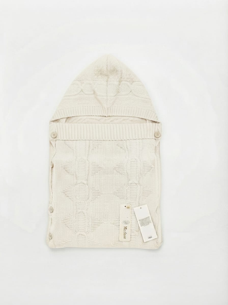 Hooded Knitted Baby Sleeping Bag